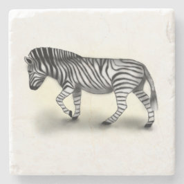 "Zebra" Stenen Onderzetter