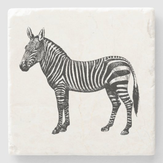Zebra Stenen Onderzetter (Voorkant)