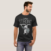 Zebra Sterk T-shirt voor Ehlers Danlos Syndrome AW (Voorkant volledig)