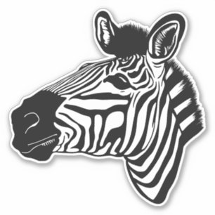 Zebra Sticker