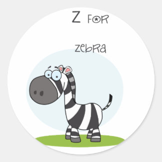 Zebra sticker