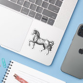  Zebra Sticker (Laptop met iPhone)