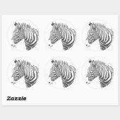 Zebra Sticker (Vel)