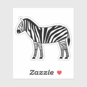 Zebra Sticker