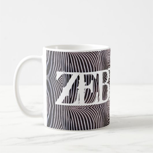 ZEBRA-stijl Koffiemok (Links)