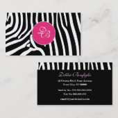 Zebra - Stijlvol Visitekaartje (Voorkant / Achterkant)