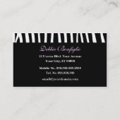 Zebra - Stijlvol Visitekaartje (Achterkant)