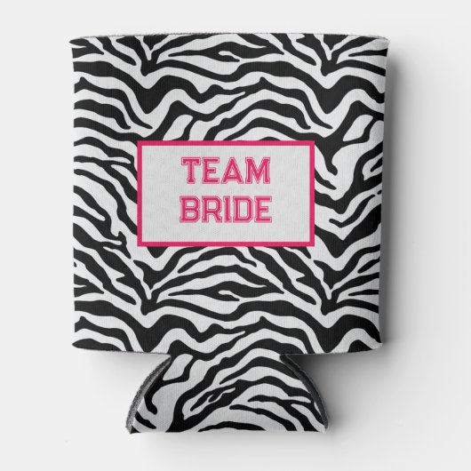 Zebra-streep Blikjeskoeler (Voorkant)