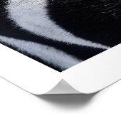 Zebra Streep Muur Kunst Moderne Dierenprint Poster (Hoek)