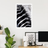 Zebra Streep Muur Kunst Moderne Dierenprint Poster (Thuiskantoor)