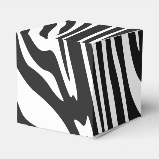 ZEBRA-STREEPPATROON BEDANKDOOSJES (Achterkant)