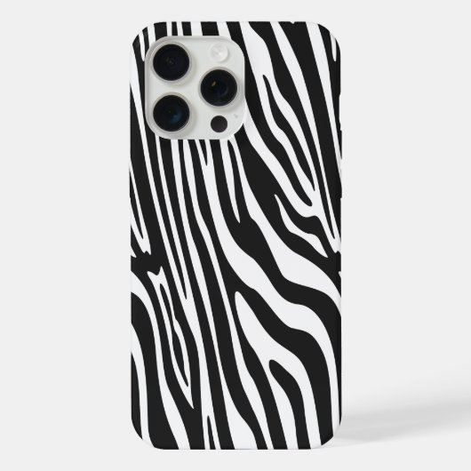 ZEBRA-STREEPPATROON iPhone HOESJE (Achterkant)