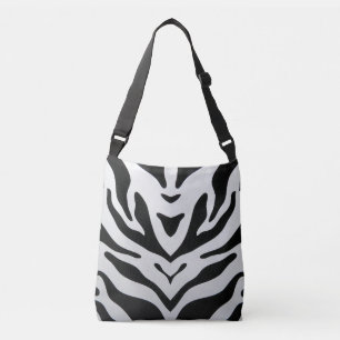 ZEBRA STREPEN ABSTRACT CROSSBODY TAS
