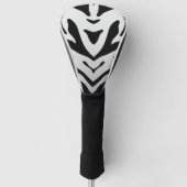 ZEBRA STREPEN ABSTRACT GOLFHEADCOVER (Voorkant)
