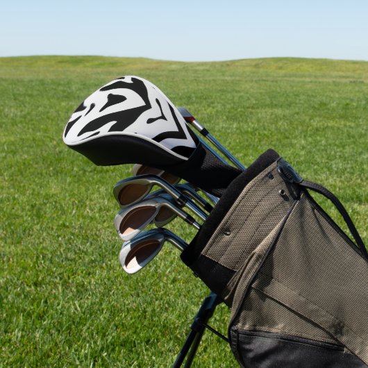 ZEBRA STREPEN ABSTRACT GOLFHEADCOVER (Insitu)