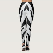 ZEBRA STREPEN ABSTRACT LEGGINGS (Achterkant)