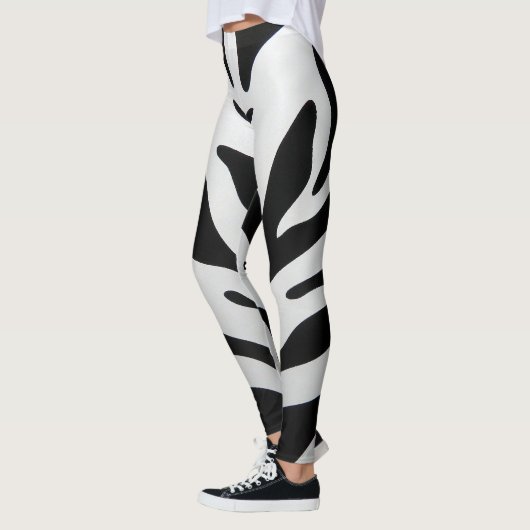 ZEBRA STREPEN ABSTRACT LEGGINGS (Links)