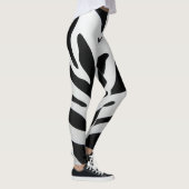 ZEBRA STREPEN ABSTRACT LEGGINGS (Rechts)