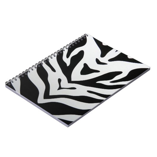 ZEBRA STREPEN ABSTRACT NOTITIEBOEK (Linkerzijde)
