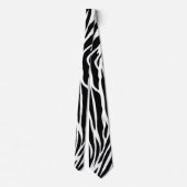 Zebra Strepen Abstract Ontwerp Stropdas (Achterkant)