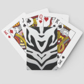 ZEBRA STREPEN ABSTRACT POKERKAARTEN (Achterkant)