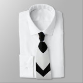 ZEBRA STREPEN ABSTRACT STROPDAS (Gebonden)