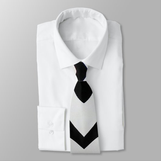 ZEBRA STREPEN ABSTRACT STROPDAS (Gebonden)