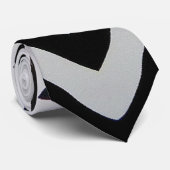 ZEBRA STREPEN ABSTRACT STROPDAS (Opgerold)