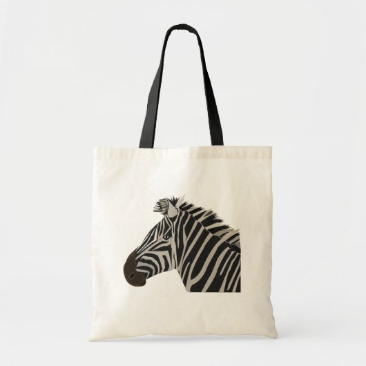 Zebra Strepen Dier Wilde Dieren Tote Bag (Voorkant)