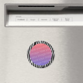 zebra strepen fotolijst magneet (Insitu (Vaatwasser))