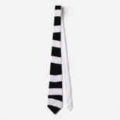 Zebra Strepen Halsband Stropdas (Voorkant)