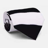 Zebra Strepen Halsband Stropdas (Opgerold)