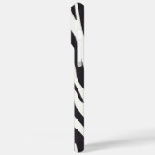 Zebra Strepen iPhone Hoesje – Zwart & Wit Patroon (Achterkant / Links)