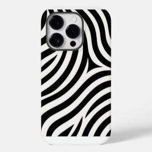 Zebra Strepen Modern Print iPhone 14 Plus Hoesje