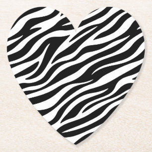 Zebra Strepen Naadloos Patroon Dierenprint-60492 Kartonnen Onderzetters