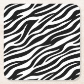 Zebra Strepen Naadloos Patroon Dierenprint-60492 Kartonnen Onderzetters (Voorkant)