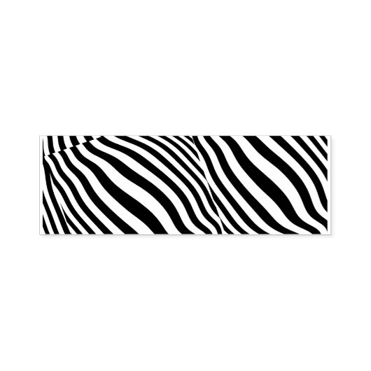 Zebra strepen ontwerp je eigen  zelfinktende stempel (Design)