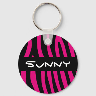 Zebra strepen patroon + achtergrond en ideeën sleutelhanger