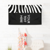 Zebra strepen patroon + achtergrond en ideeën spandoek (Insitu)