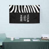 Zebra strepen patroon + achtergrond en ideeën spandoek (Beurs)