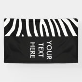 Zebra strepen patroon + achtergrond en ideeën spandoek (Horizontaal)