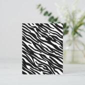 Zebra Strepen Print, Afrikaanse Safari Zebra Huid (Staand voorkant)
