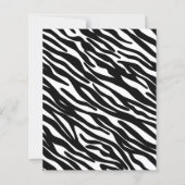 Zebra Strepen Print, Afrikaanse Safari Zebra Huid (Voorkant)