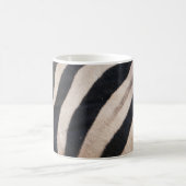 Zebra Strepen Zwart en Wit Koffiemok (Center)