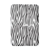 Zebra Strepen Zwart Wit Dier Print Badmat (Voorkant Verticaal)