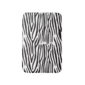 Zebra Strepen Zwart Wit Dier Print Badmat (Voorkant Verticaal)