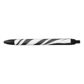 Zebra Stripe afdruk Zwarte Inkt Pen (Voorkant)