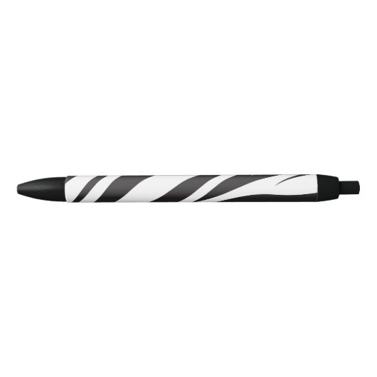 Zebra Stripe afdruk Zwarte Inkt Pen (Voorkant)