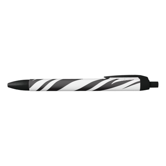 Zebra Stripe afdruk Zwarte Inkt Pen (Bovenkant)
