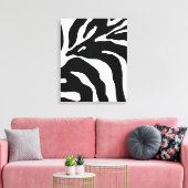 Zebra Stripe Animal Print (Insitu (Woonkamer))
